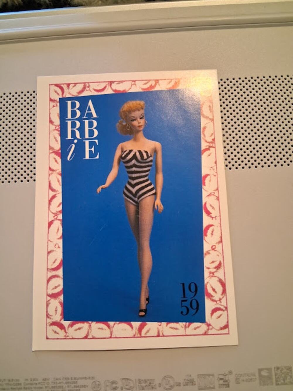 Vintage 1990 Barbie Trading Card No. 1 "First Barbie Doll" 1959